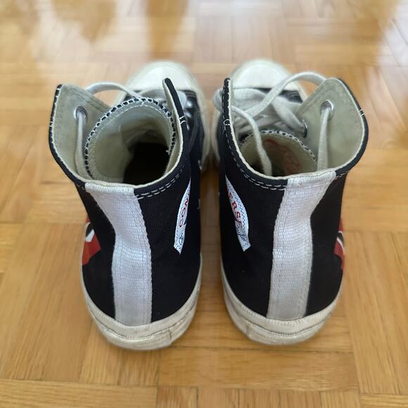 Converse CDG Play Chuck Taylor High Top Sneaker Size 7.5 Womens - Picture 3 of 10